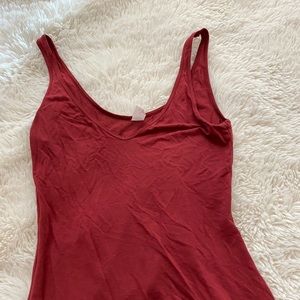 Red tank top